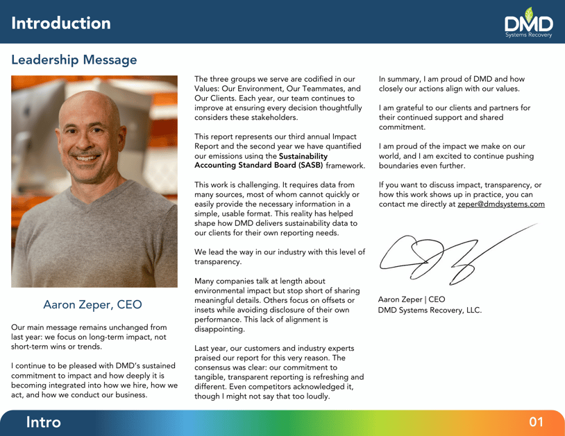 2024 Impact Report - Leadership Message